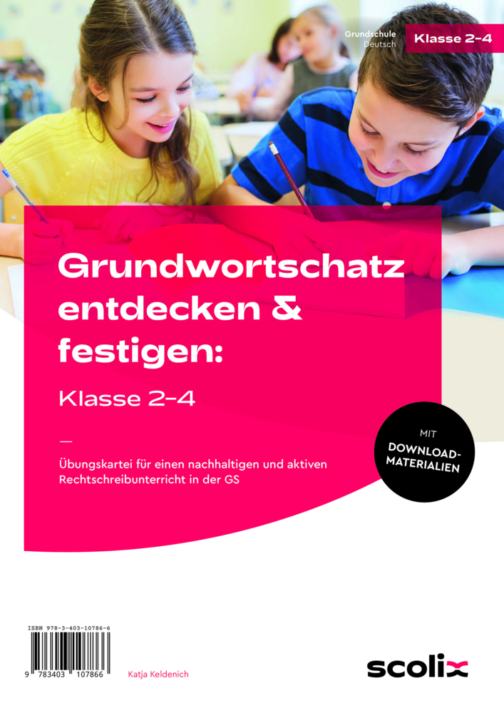 Grundwortschatz entdecken & festigen: Klasse 2-4, m. 1 Beilage main product photo