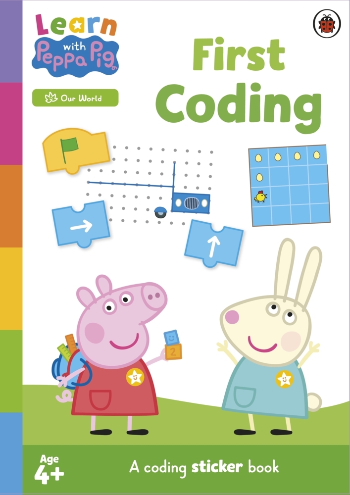 Learn with Peppa: First Coding sticker activity book main product photo