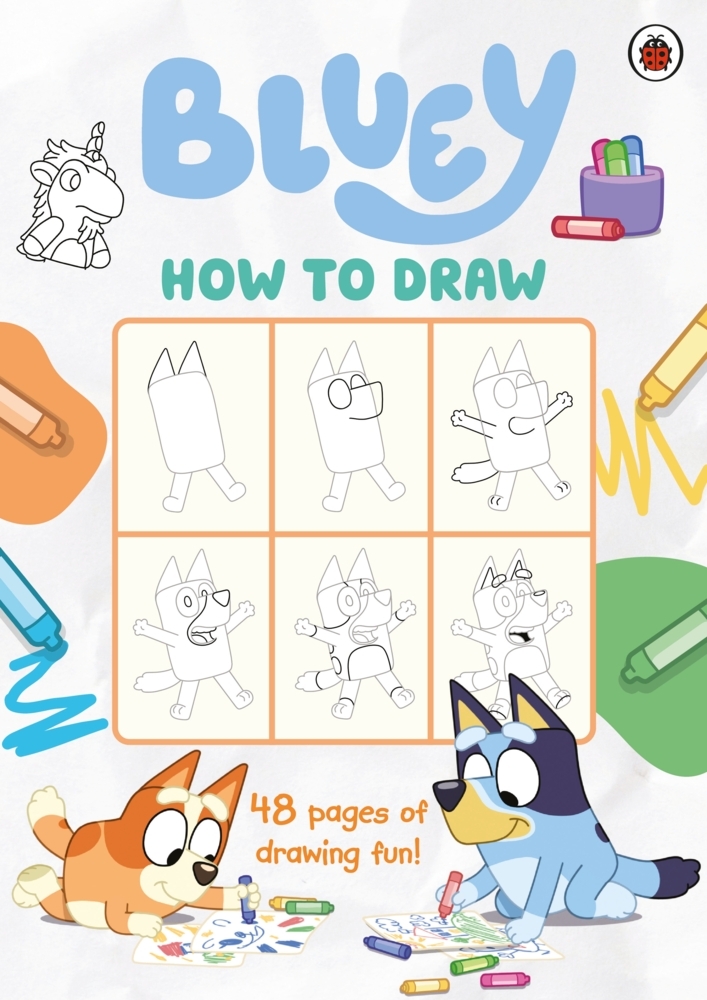Bluey: How to Draw main product photo