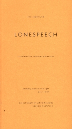 Lonespeech