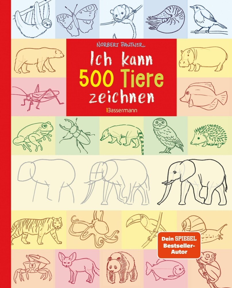 Ich kann 500 Tiere zeichnen. Die Zeichenschule für Kinder ab 8 Jahren main product photo