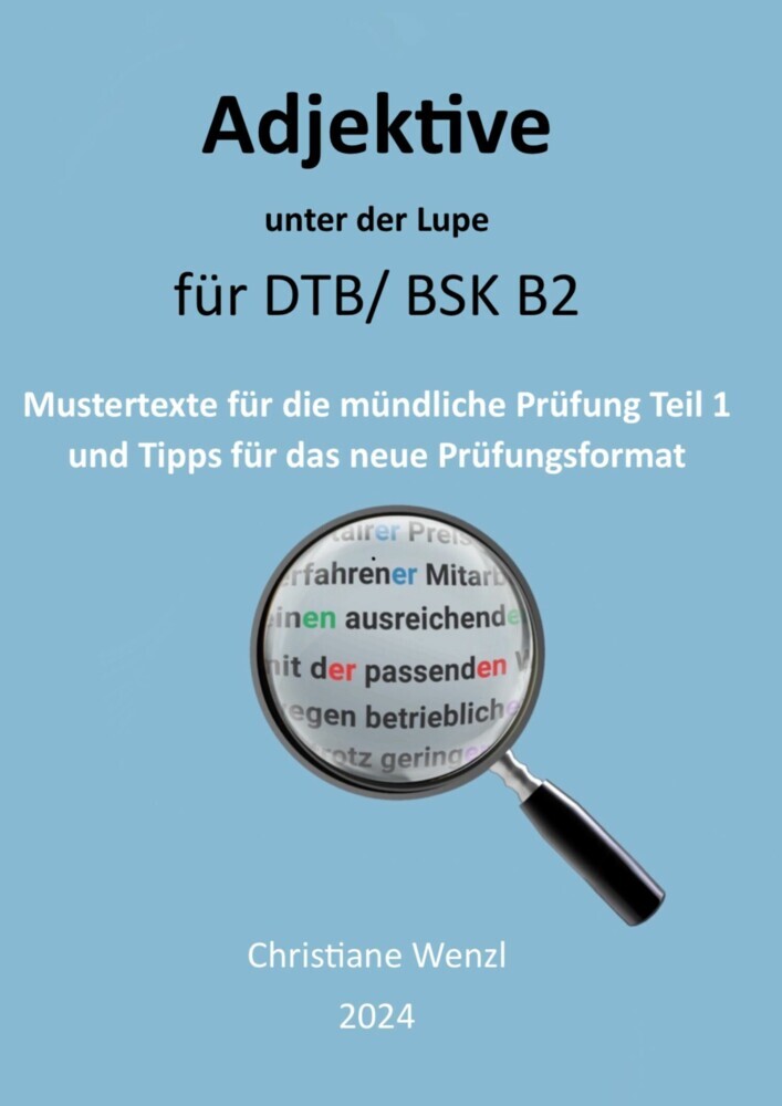 Adjektive unter der Lupe für Berufssprachkurse B2 main product photo