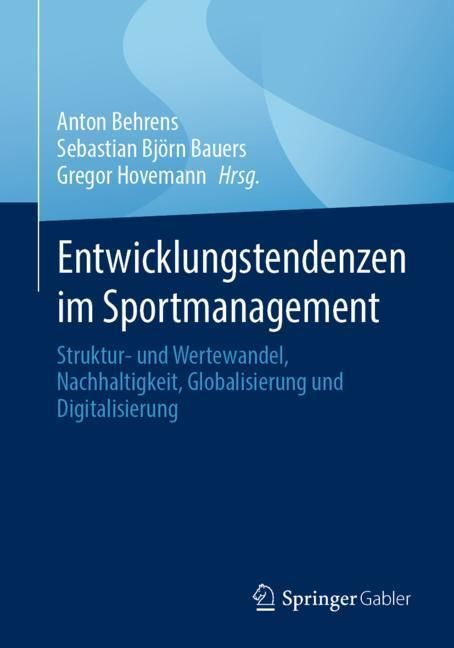 Entwicklungstendenzen im Sportmanagement main product photo