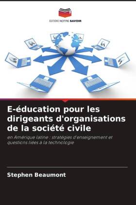 E-éducation pour les dirigeants d'organisations de la so...