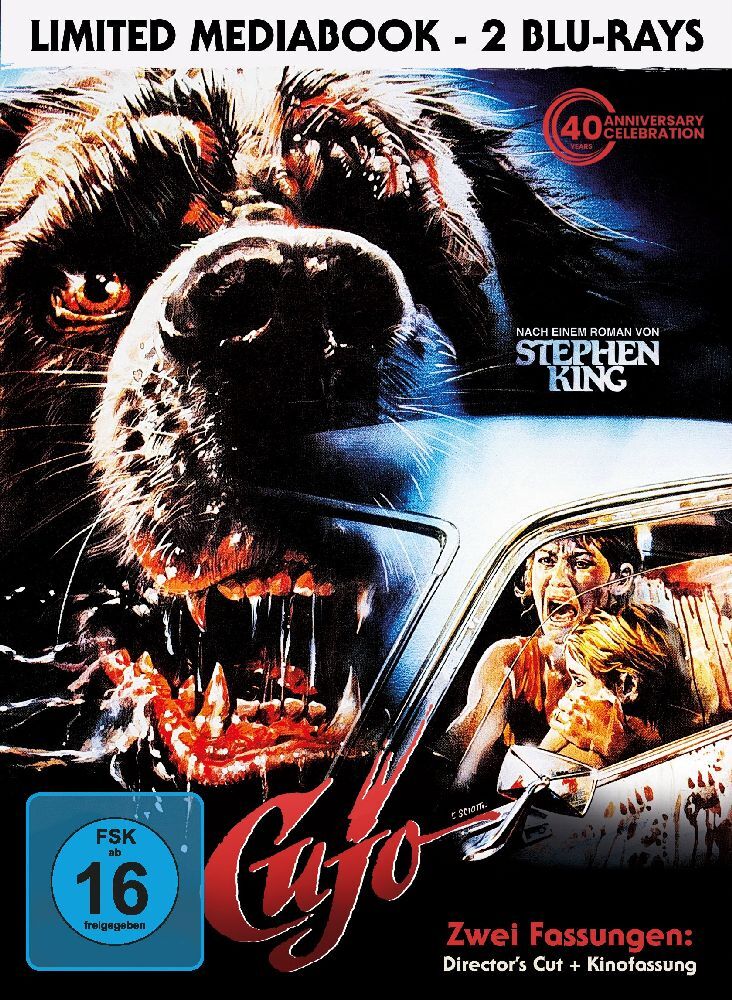 Stephen King's Cujo, 2 Blu-rays (Director's Cut + Kinofassung) - Limited Mediabook H main product photo