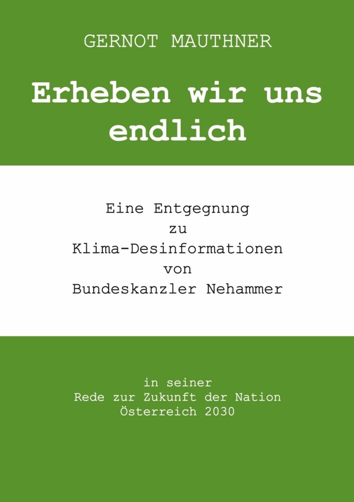 Erheben wir uns endlich main product photo