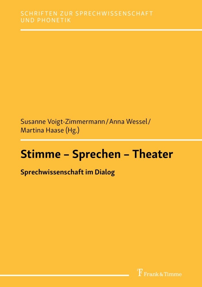 Stimme - Sprechen - Theater main product photo