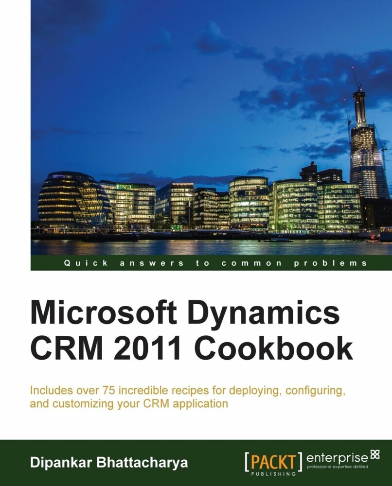 Microsoft Dynamics CRM 2011 Cookbook main product photo