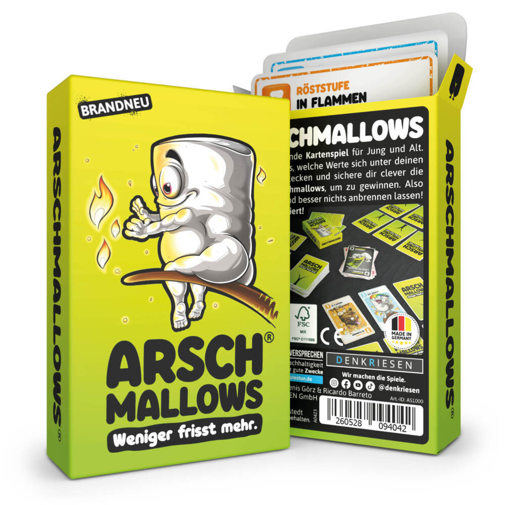 DENKRIESEN - ARSCHMALLOWS® - "weniger frisst mehr" main product photo