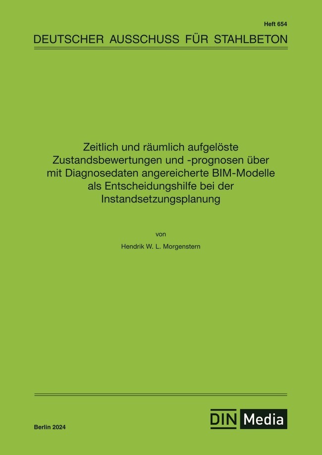 Zeitlich und räumlich aufgelöste Zustandsbewertungen und -prognosen über mit Diagnosedaten angereicherte BIM-Modelle als Entscheidungshilfe bei der Instandsetzungsplanung main product photo