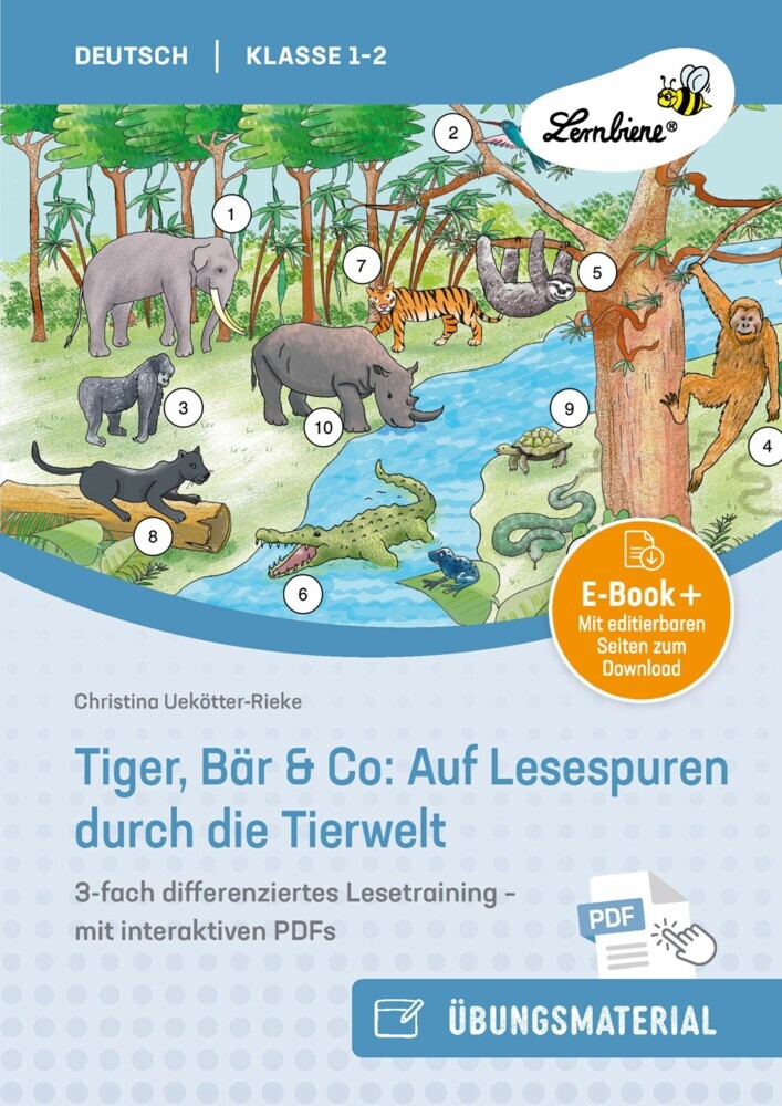 Tiger, Bär & Co: Auf Lesespuren durch die Tierwelt main product photo
