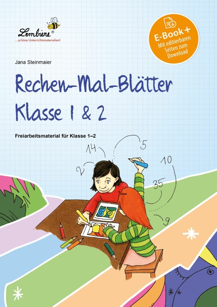 Rechen-Mal-Blätter Klasse 1 & 2 main product photo