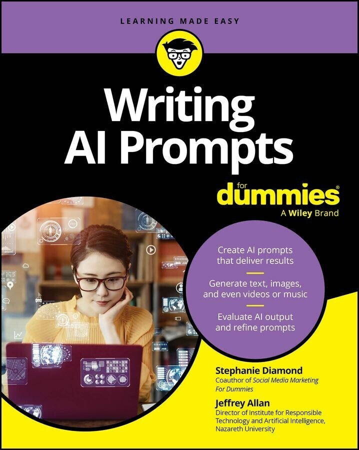Writing AI Prompts For Dummies main product photo