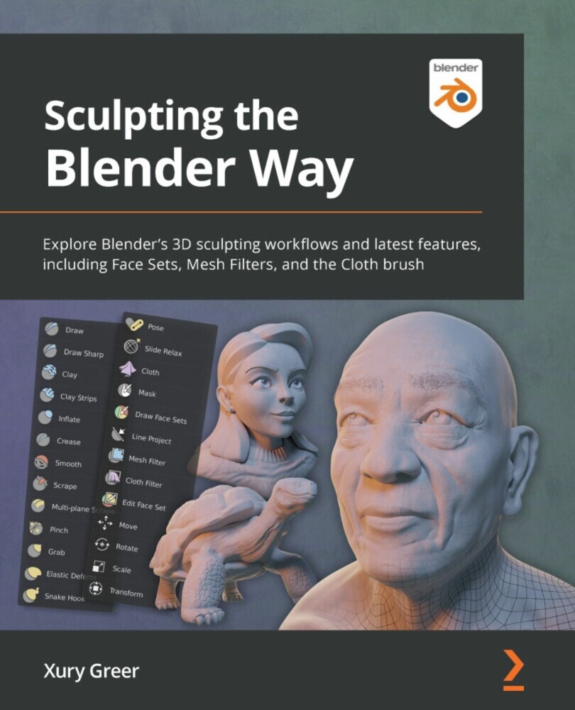 Sculpting the Blender Way main product photo