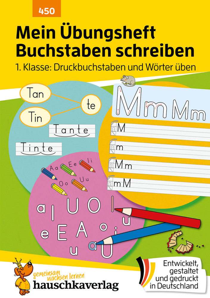 Mein Übungsheft Buchstaben schreiben lernen 1. Klasse: Druckbuchstaben und Wörter üben main product photo