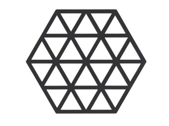 Untersetzer Triangles Black