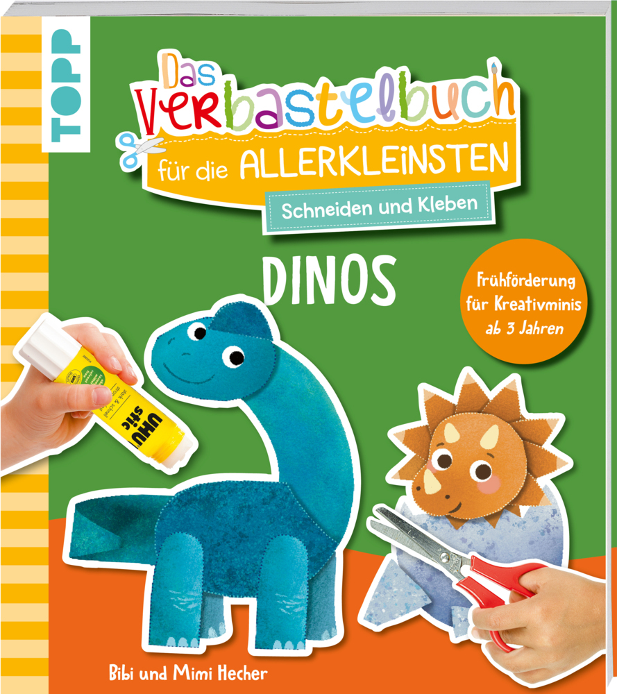 Das Verbastelbuch für die Allerkleinsten. Schneiden und Kleben. Dinos main product photo