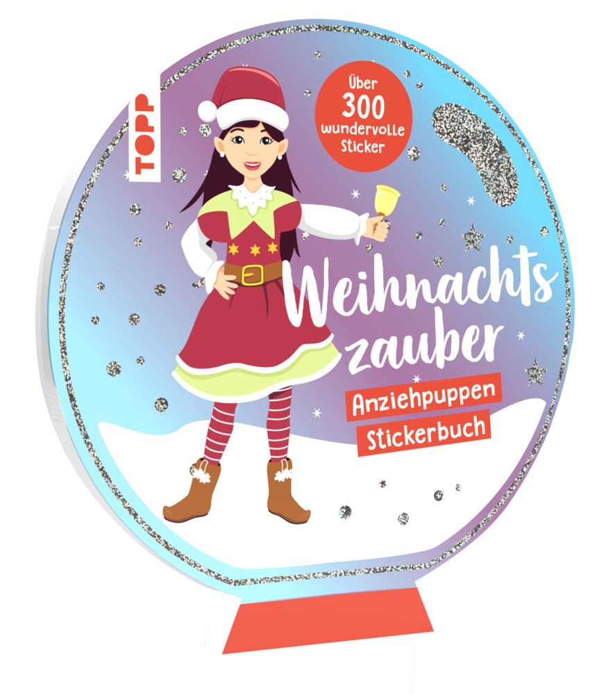 Stickerbuch: Anziehpuppen zum Stickern. Weihnachten main product photo