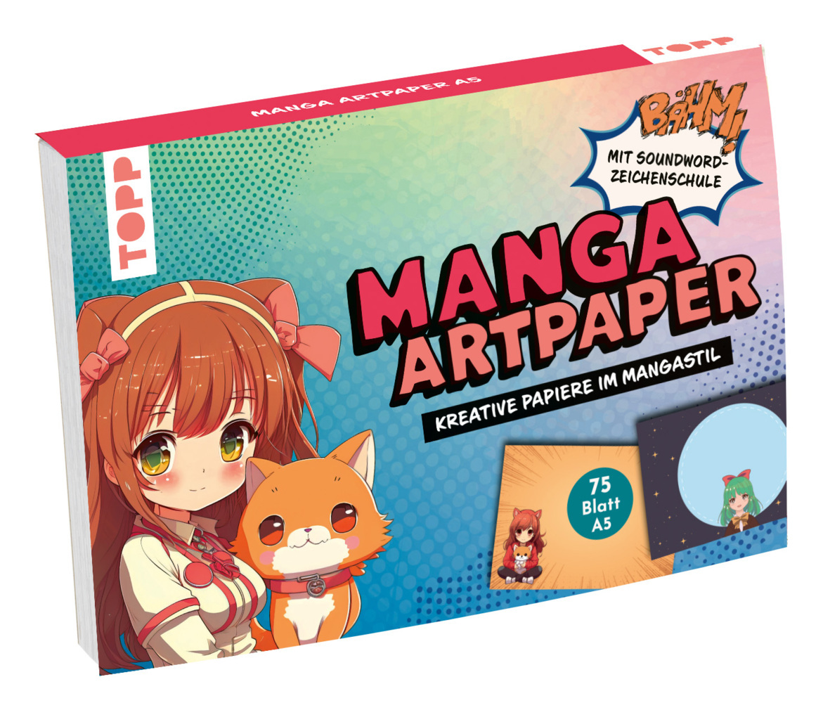 Manga Art Paper in DIN A5. Mit Soundword- Zeichenschule main product photo