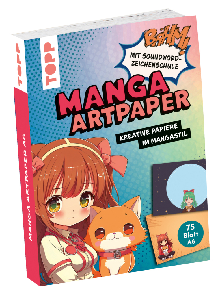 Manga Art Paper in DIN A6. Mit Soundword- Zeichenschule main product photo