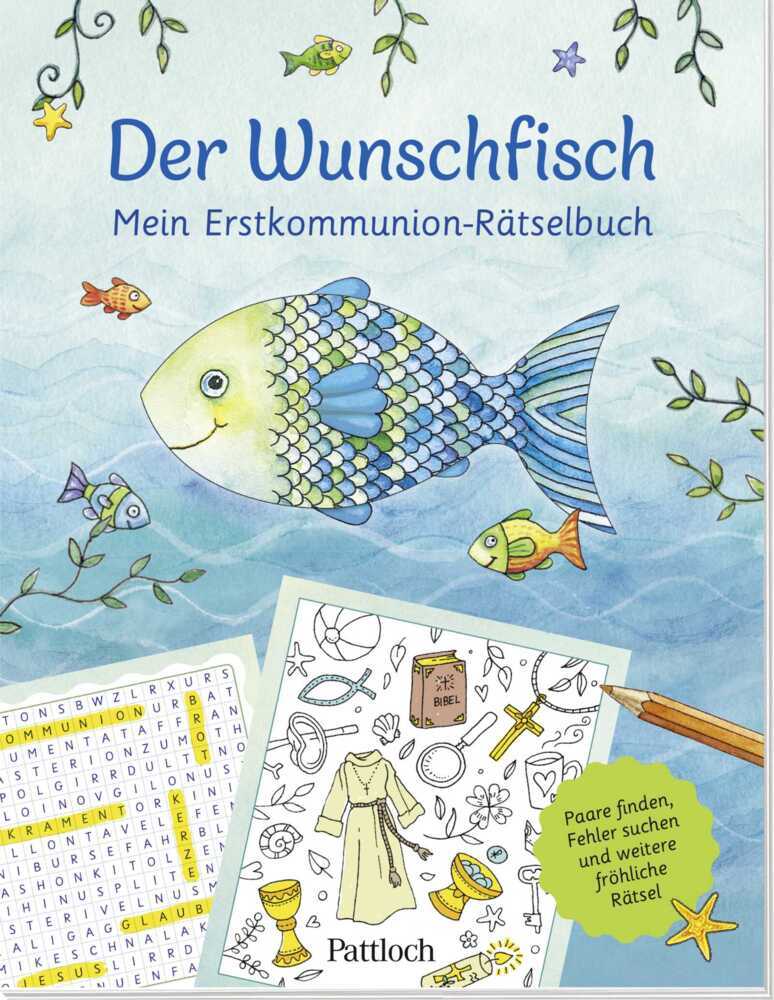Der Wunschfisch. Mein Erstkommunion-Rätselbuch main product photo
