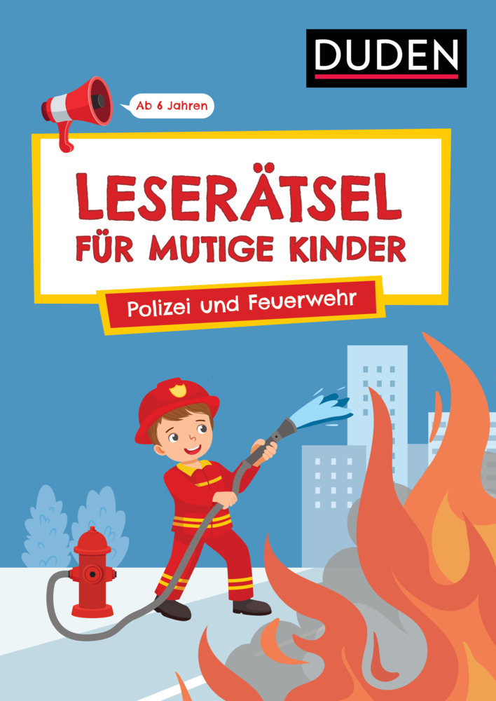 Leserätsel für mutige Kinder - Polizei und Feuerwehr - Ab 6 Jahren main product photo