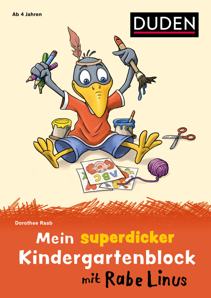 Mein superdicker Kindergartenblock mit Rabe Linus main product photo