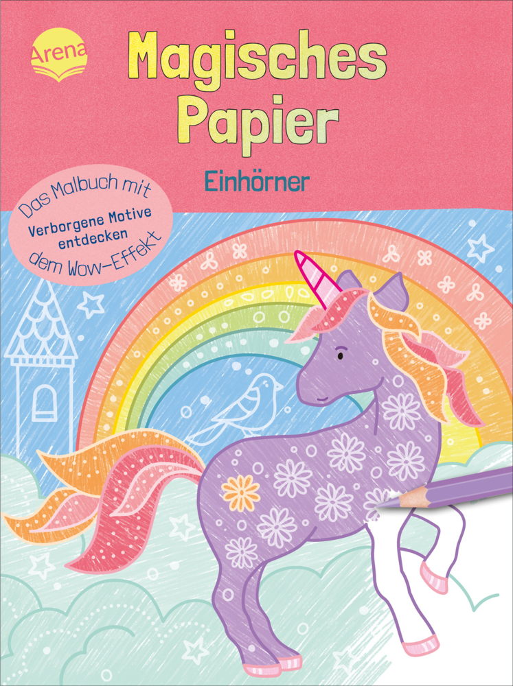 Magisches Papier - Das Malbuch mit dem Wow-Effekt. Einhörner main product photo