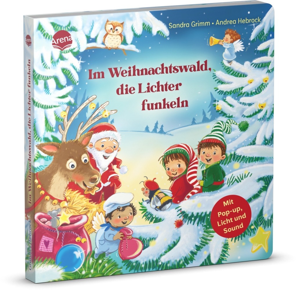 Im Weihnachtswald, die Lichter funkeln main product photo
