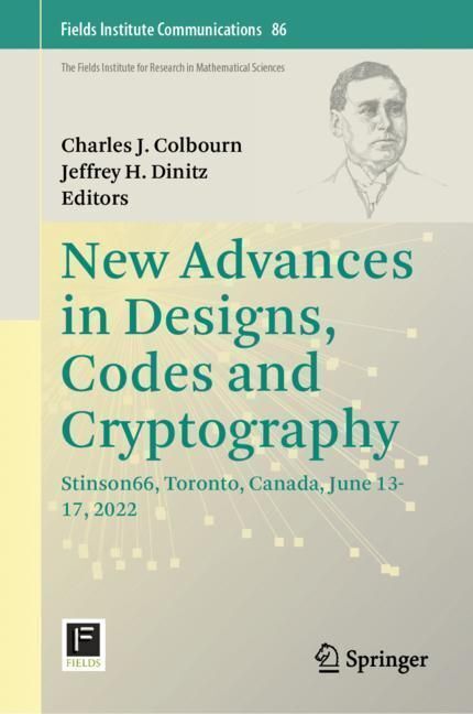 New Advances in Designs, Codes and Cryptography main product photo