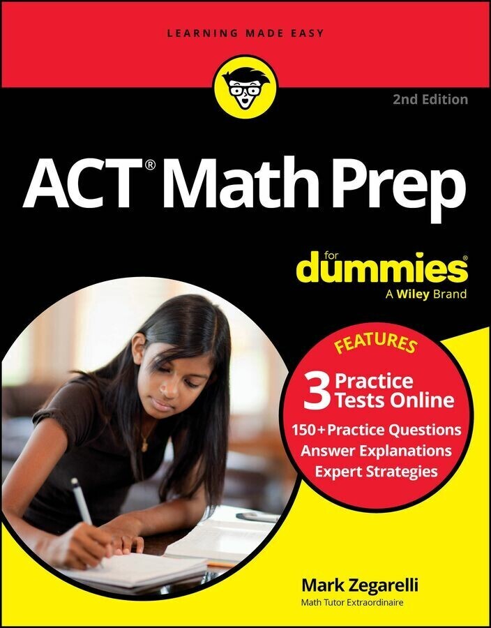 ACT Math Prep For Dummies main product photo