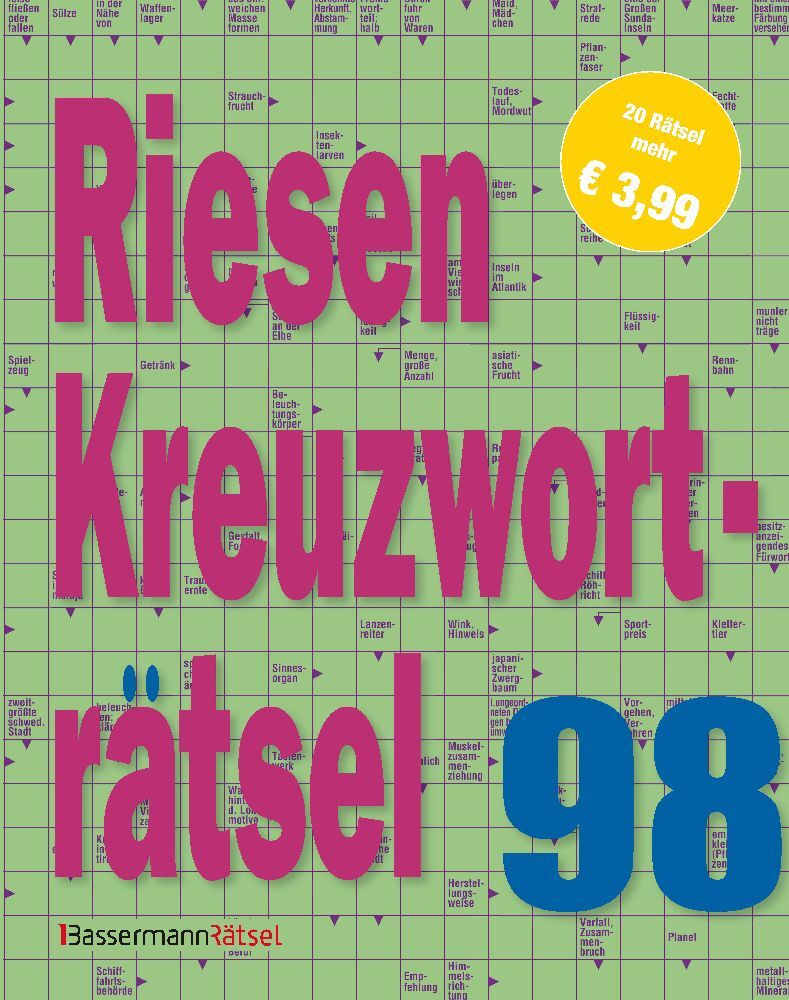 Riesen-Kreuzworträtsel 98 main product photo