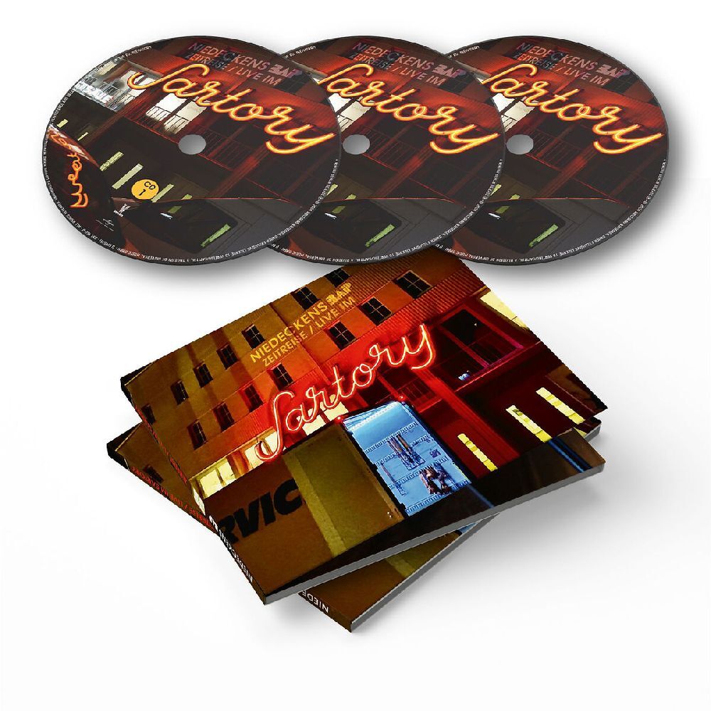 Zeitreise / Live im Sartory, 3 Audio-CD main product photo