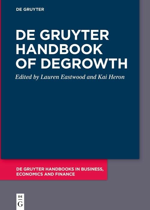 De Gruyter Handbook of Degrowth main product photo