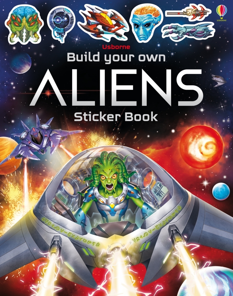 Build Your Own Aliens Sticker Book main product photo