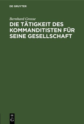Die Tätigkeit des Kommanditisten für seine Gesellschaft