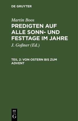 Von Ostern bis zum Advent