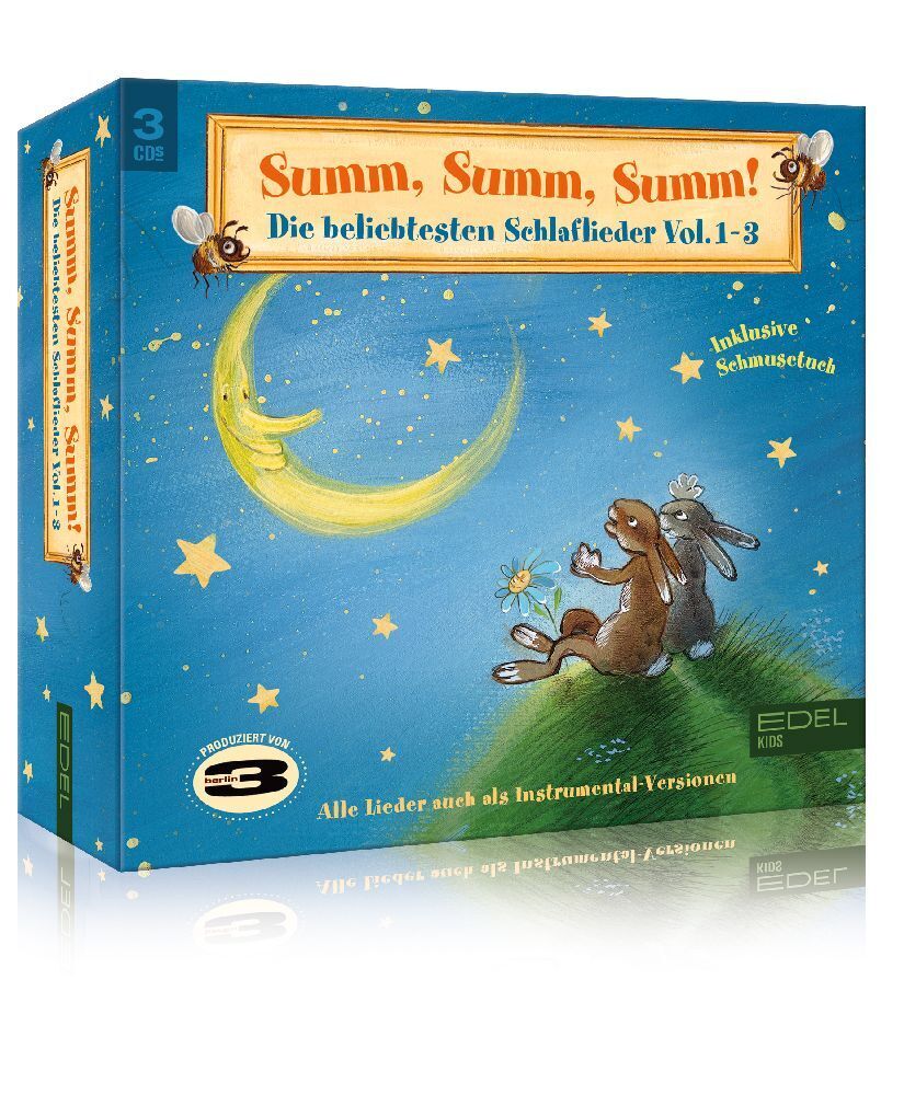 Schlaflieder-Box, Vol. 1-3 inkl. Schmusetuch, 3 Audio-CD main product photo