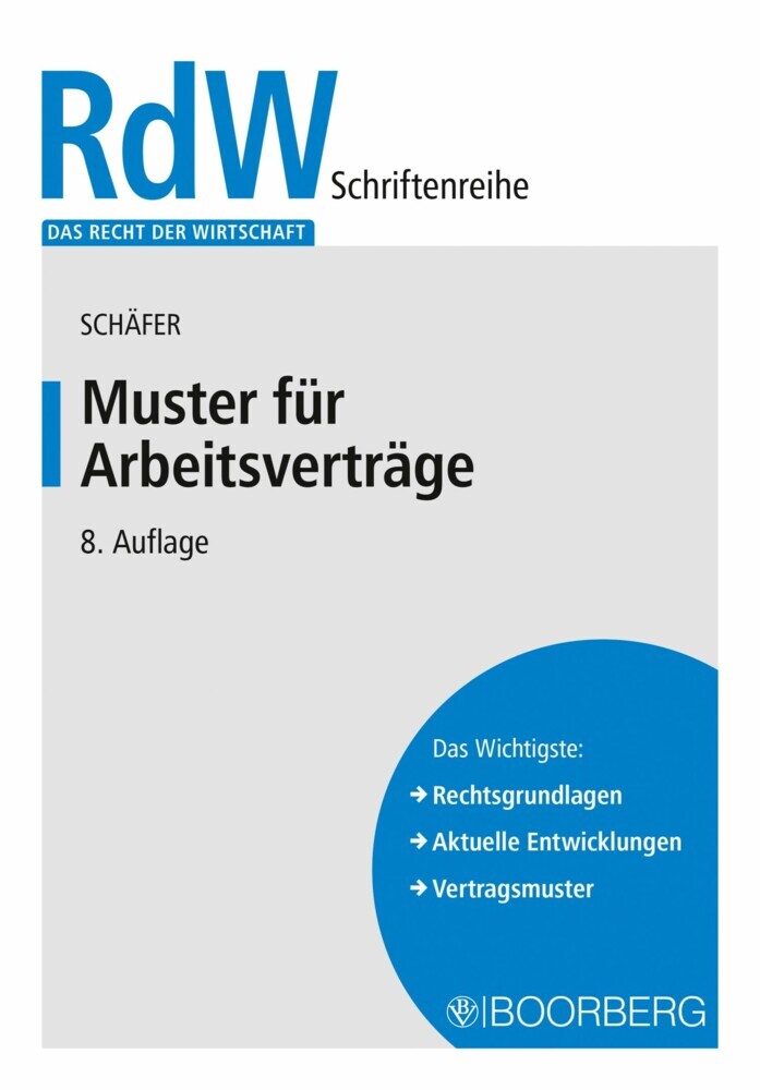 Muster für Arbeitsverträge main product photo