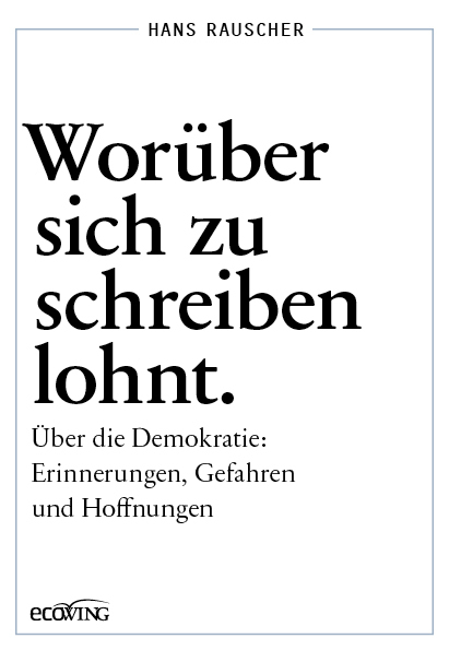 Worüber sich zu schreiben lohnt main product photo