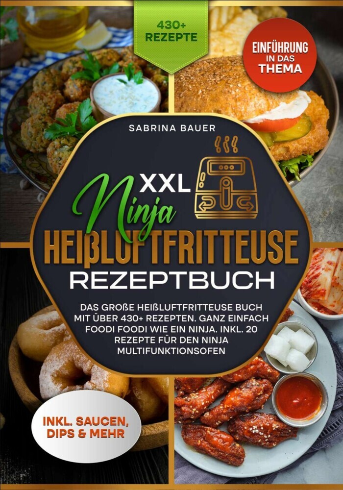 XXL Ninja Heißluftfritteuse Rezeptbuch main product photo