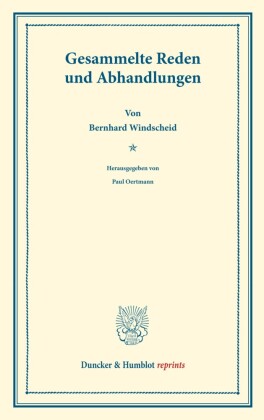 Gesammelte Reden und Abhandlungen.