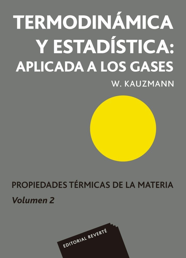 Termodinámica y estadística: aplicada a los gases main product photo