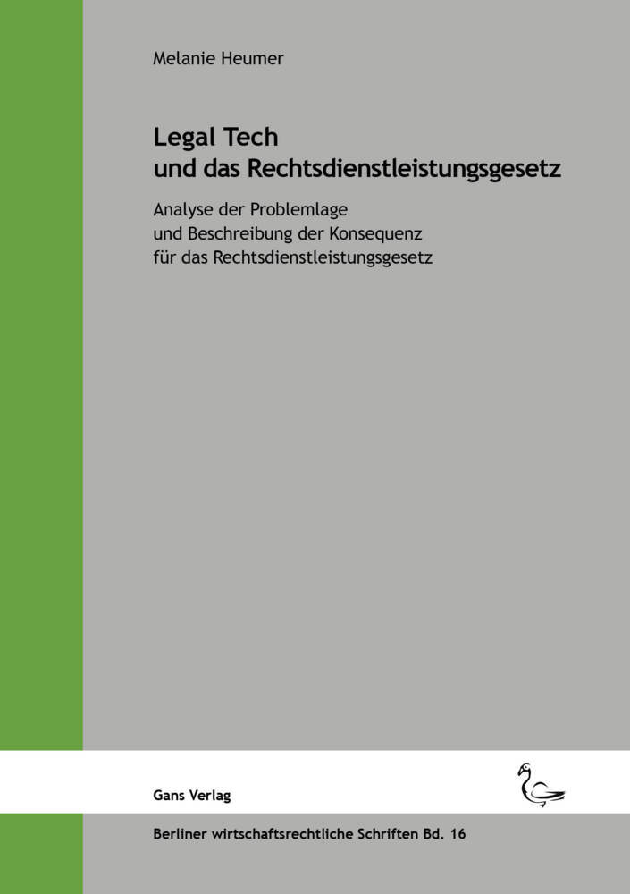 Legal Tech und das Rechtsdienstleistungsgesetz main product photo