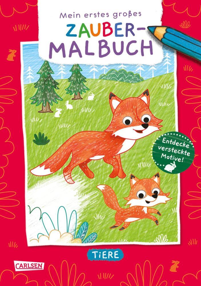 Ausmalbilder für Kita-Kinder: Mein erstes großes Zauber-Malbuch: Tiere main product photo