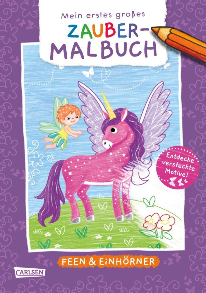 Ausmalbilder für Kita-Kinder: Mein erstes großes Zauber-Malbuch: Feen & Einhörner main product photo