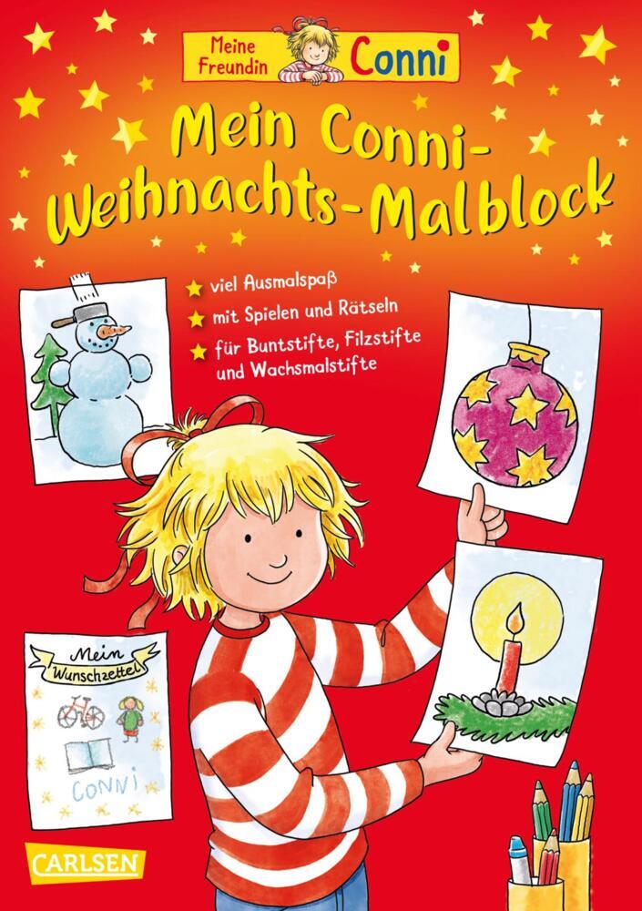 Mein Conni Weihnachts-Malblock main product photo