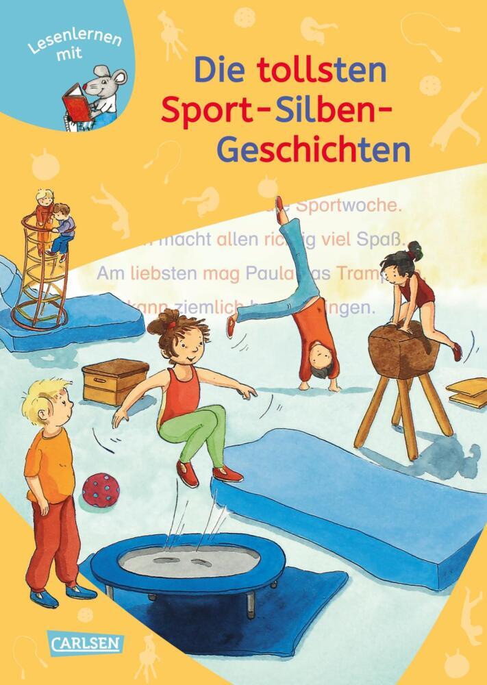LESEMAUS zum Lesenlernen Sammelbände: Die tollsten Sport-Silben-Geschichten main product photo