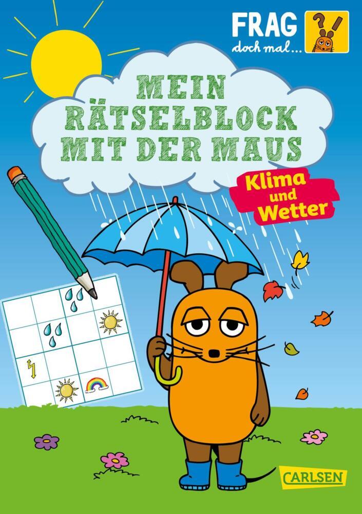 Frag doch mal ... die Maus: Mein Rätselblock mit der Maus - Klima und Wetter main product photo