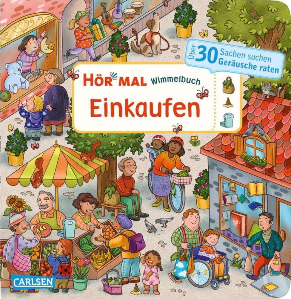 Hör mal (Soundbuch): Wimmelbuch: Einkaufen main product photo